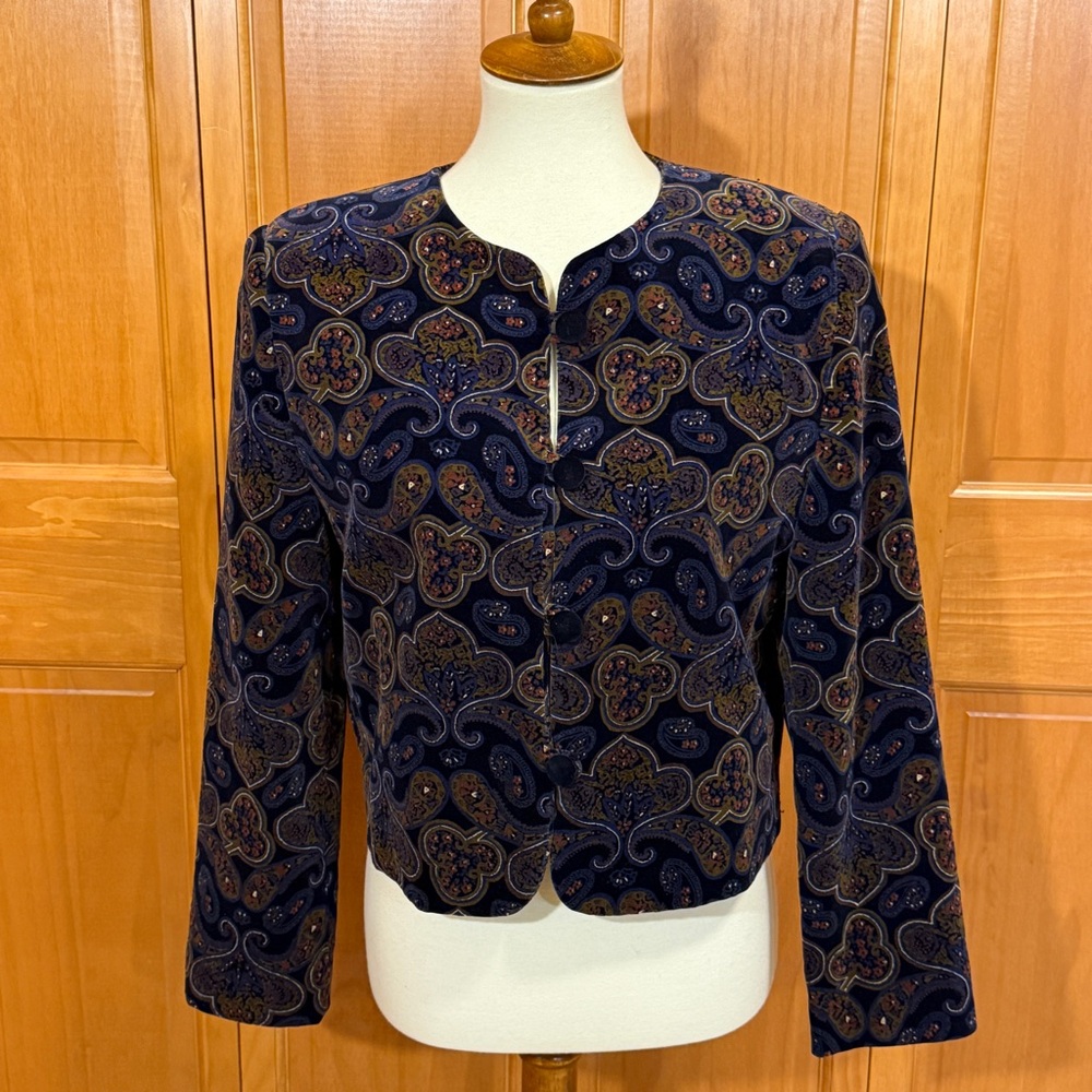 Hastings & Smith 90’s Style Velvet Jacket